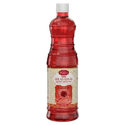 Dadaji's Gulab Khaas Sharbat - Premium Rose Syrup for Refreshing Drinks & Desserts | Traditional Taste of Fresh Roses | Perfect for Summer Coolers & Mocktails (400ml)