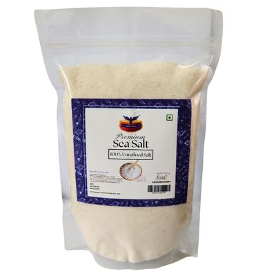 Tripathi Products Premium Sea Salt 900 g | Namak | healthier alternative to regular iodized salt | Unrefined | Rich In Minerals | 900g