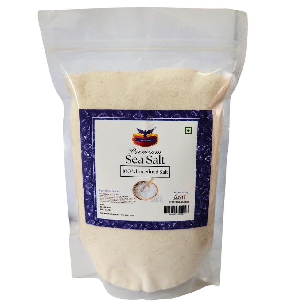 Tripathi Products Premium Sea Salt 900 g | Namak | healthier alternative to regular iodized salt | Unrefined | Rich In Minerals | 900g