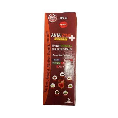 Agicure Antazyme+ Herbal Tonic | Ayurvedic Tonic | Immunity Booster | Enriched with Kutki, Bhringraj, Pudina, Kalmegh & Aloe Vera | Natural Alkalizer | 225ml (Pack of 2)