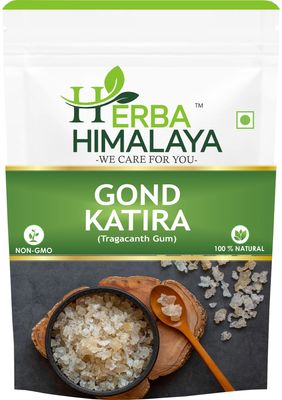 Herba Himalaya Gond Katira Pure - 1 Kg |100% Natural Superfood Edible Gum | Cooling Properties