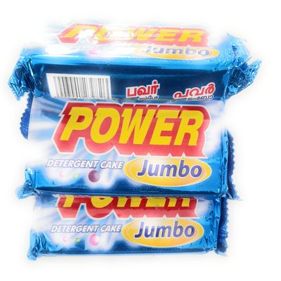 Power Jumbo Detergent Cake, Washing Bar Soap, Pack of 4