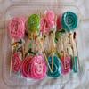 Farm Bites: Jelly Stick Lollipops Candy | Mix Fruit Soft Jelly Lollypop | Fruit Gummy Lollis - 50 Count view 4