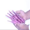 Handmade Wooden Ergonomic Crochet Hooks Set (7 Pcs)-Ideal for Arthetic Hands,Versatile Yarn Crafting Perfect Gifts for Her (Pink) view 3