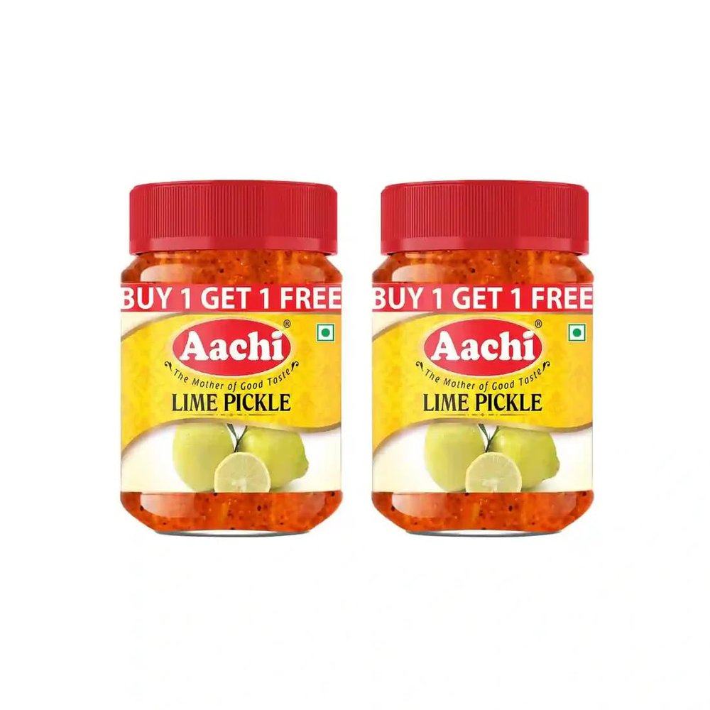 Aachi' Lime Pickle, 200g, Buy 1 Get 1 Free Pack-