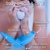 Silicone Face Washing Wristbands, Splash Proof Spa Facial Cuff Sleeves, Waterproof Wrist Guard, 1 Pair view 4