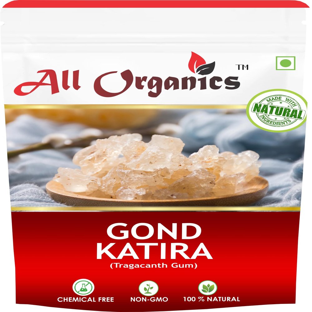 All Organics Gond Katira Pure (Edible Gum) - 100 grams | High Cooling | Herbal Food | Super Food