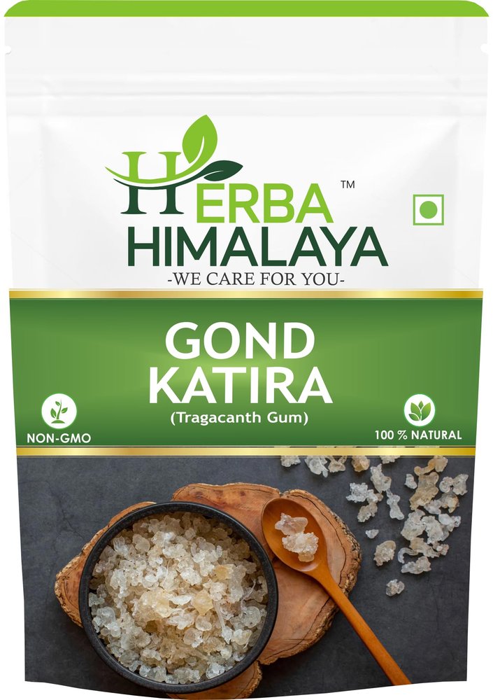 Herba Himalaya Gond Katira Pure - 150 Gm |100% Natural Superfood Edible Gum | Cooling Properties