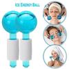 VIDORA Facial Ice Globe Smart Cool Face Roller Ball Facial Massage Tools for Neck Eye Circle Reduce Puffiness Anti Ageing Wrinkles Soothing Firming Skin 2Pcs Energy Beauty Crystal Ice Roller view 3