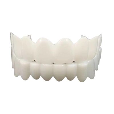 ELBME Resin Teeth Veneers Comfortable Dentures Tooth Cover Removable Reusable Upper Lower Cover|Tooth Cover Removable|Removable Tooth| Removable Teeth Clip|Best Toothbrush Cover
