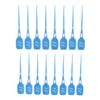 ELBME Adult 16 Pieces Silicone Interdental Manual Brush, Toothpick Tooth Flossing Oral Hygiene Brush, Tooth Cleaning Tool, for Women Men Blue view 2