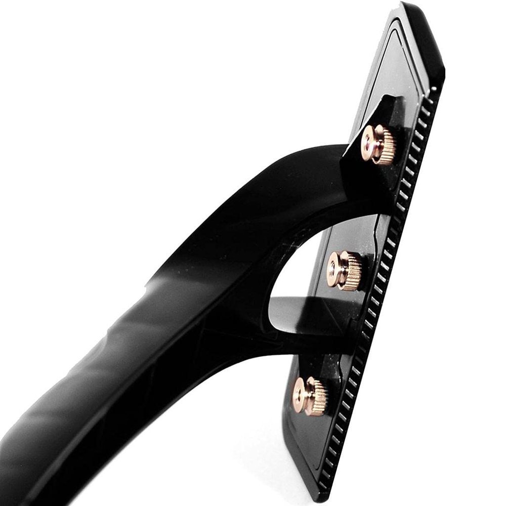 ELBME Long Handle Back Shaver Body Razors Painless Hair Remover with 5 Blade Black | 1 Piece Back Shaver 5 Pieces Blade1 Box