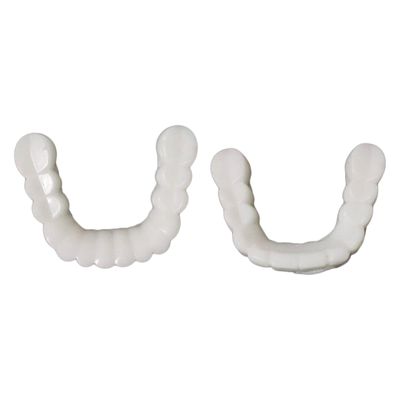 ELBME Resin Teeth Veneers Comfortable Dentures Tooth Cover Removable Reusable Upper Lower Cover | Denture Care |Health & Beauty | Denture Care | Oral Care