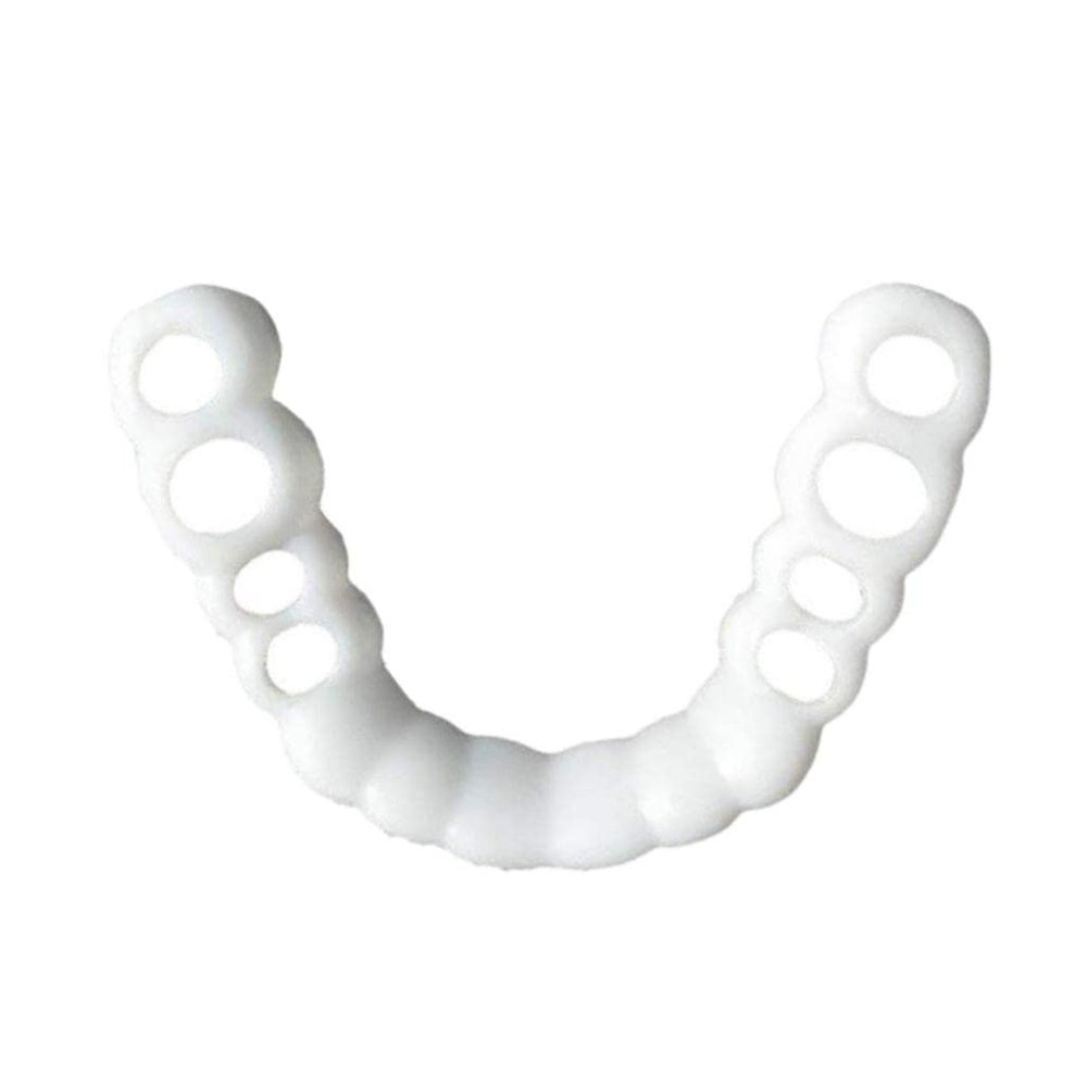 ELBME Silicone Upper/Lower False Teeth Dental Veneers Dentures Fake Tooth Upper |Health & Beauty | Oral Care | Other Oral Care