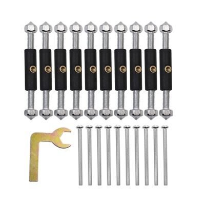 ELBME Cassette Screws Support Rod Kit Rust Resistant Repair Device for Wall Switch 86 Round