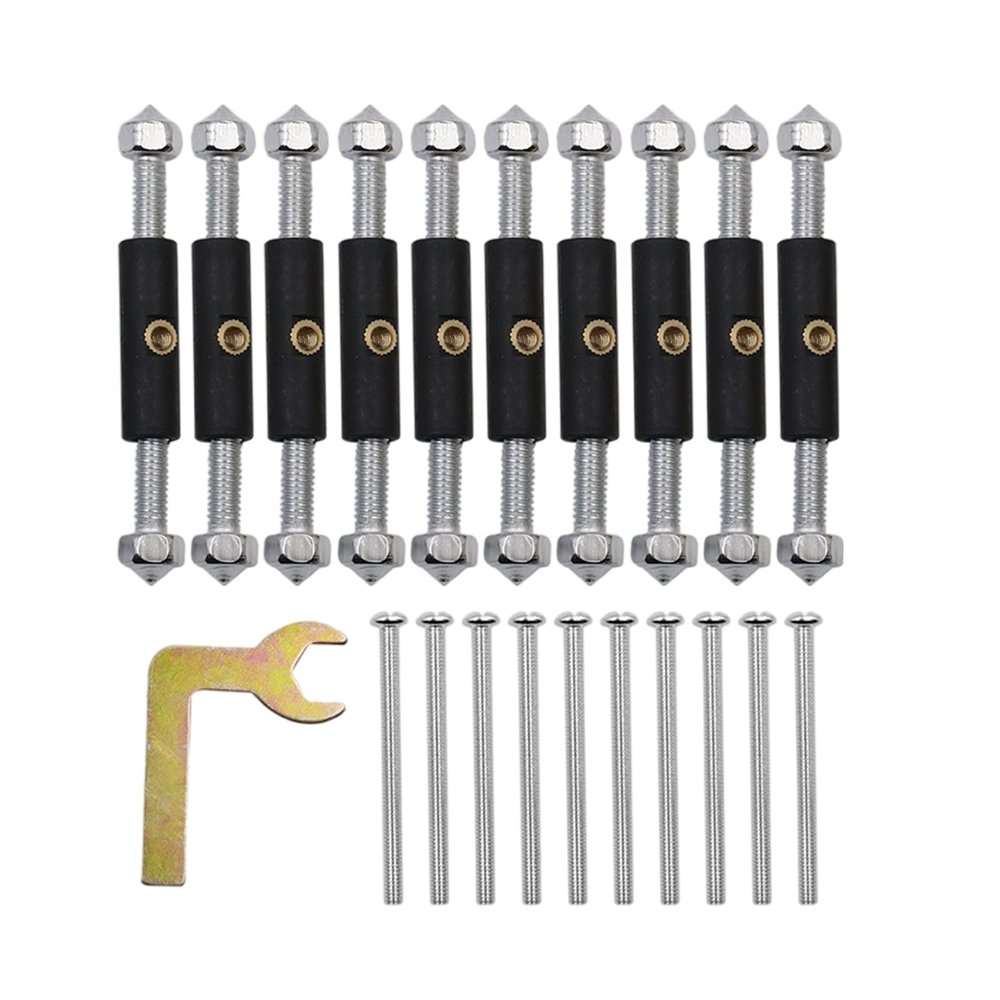 ELBME Cassette Screws Support Rod Kit Rust Resistant Repair Device for Wall Switch 86 Round