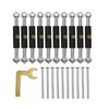 ELBME Cassette Screws Support Rod Kit Rust Resistant Repair Device for Wall Switch 86 Round view 1
