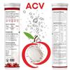 ACV Apple Cider Vinegar 1500mg Effervescent Tablet With Garcinia extract, Green Tea, Fenugreek, Cinnamon, Vitamin C, B12 & B6, No Sugar Pack Of 2 view 2
