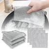 ALI SHIPPING Stainless Steel Scrubber (Pack of 10) Non-Scratch Wire Dish Cloth for Utensils, Dishes & Kitchen Cleaning Multipurpose Wet & Dry Scrubbing Pads view 1