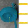 ELBME Spill Stopper Silicone Straw Topper Straw Cover Cap for Outdoor Travel Party Blue view 3