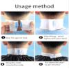 OSEN 3 Rolls 300 Neck Strips Barber Paper Neck Strips for Neck Ruffle Roll Tissue for Salon Beauty Hair cutting Personal and Professional Use (White) view 2