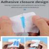 OSEN 3 Rolls 300 Neck Strips Barber Paper Neck Strips for Neck Ruffle Roll Tissue for Salon Beauty Hair cutting Personal and Professional Use (White) view 3