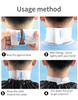Hot Hairs Barber Neck Strips for Neck Ruffle Roll Paper Strip Tissue for Salon Beauty Barbers Hair Cutting Disposable Neck Strips (3 Rolls 300 Neck Strips, White) view 2