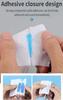 Hot Hairs Barber Neck Strips for Neck Ruffle Roll Paper Strip Tissue for Salon Beauty Barbers Hair Cutting Disposable Neck Strips (3 Rolls 300 Neck Strips, White) view 3