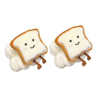 CALANDIS 2Pcs Face Wash Hand Wrist Strap Comfortable Face Wash Wristbands White Toast | Cleansers & Toners | Skin Care