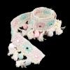 CALANDIS 1 Yard Jacquard Ribbon Trim with Pom Poms Tassel DIY Crafts - Sun Pattern | Trims | Embellishments & Finishes | Sewing view 2
