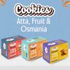 Balasa Cookie Biscuits Combo Pack | Cookie & Biscuit Pack Combo | Tea Time Snack | Healthy & Tasty | Ideal for Gifting (Pack of 3 x 180g, Atta Cookies, Fruit Cookies, Osmania Cookies) view 3