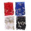 CALANDIS 1 Yard Embroidered Mesh Lace Trim Embroidered Net Dress Sewing Crafts Blue | Trims | Embellishments & Finishes | Sewing view 2