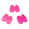CALANDIS 3 Pairs/Set Shoes Sandal Slippers for 25cm Mellchan Doll Outfit Accs Pink | Modern | Clothes & Accessories | Dolls view 2