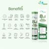 Be Blessed 8IN1 All GREENS (20 Effervescent Tablets) | Wholefood Multivitamins with Vitamin C, Zinc, B6 for Immunity & Detox with Plant Superfoods & Antioxidants - Pack of 4 view 3