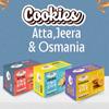 Balasa Cookie Biscuits Combo Pack | Cookie & Biscuit Pack Combo | Tea Time Snack | Healthy & Tasty | Ideal for Gifting (Pack of 3 x 180g, Atta Cookies, Jeera Cookies, Osmania Cookies) view 2