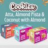 Balasa Cookie Biscuits Combo Pack | Cookie & Biscuit Pack Combo | Tea Time Snack | Healthy & Tasty | Ideal for Gifting (Pack of 3 x 180g, Atta Cookies, Almond Pista Cookies, Coconut with Almond) view 2