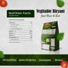 Mr.IDLY MRS. SAAMBHAARR Vegetable Biryani Authentic Tamil Nadu Style Ready-to-Eat Mild Spice 100% Natural Ingredients No Preservatives Heat & Eat Convenience 250g view 2
