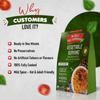 Mr.IDLY MRS. SAAMBHAARR Vegetable Biryani Authentic Tamil Nadu Style Ready-to-Eat Mild Spice 100% Natural Ingredients No Preservatives Heat & Eat Convenience 250g view 3