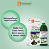 Krishna's Karela Jamun Neem Juice - 1000 ml | Blend Of Fresh Karela, Neem Juice & Jamun Seeds Ayurvedic Solution For Balancing Sugar Levels - (Pack of 2) view 2