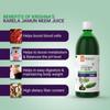 Krishna's Karela Jamun Neem Juice - 1000 ml | Blend Of Fresh Karela, Neem Juice & Jamun Seeds Ayurvedic Solution For Balancing Sugar Levels - (Pack of 2) view 4