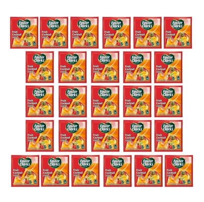 Foster Clark Fruit Cocktail Flavored Powder Drink 20g Packet - Makes 1.5L (27 x 20g) | Imported Drink Mixes | Rich Beverage Mix for Instant Refreshment