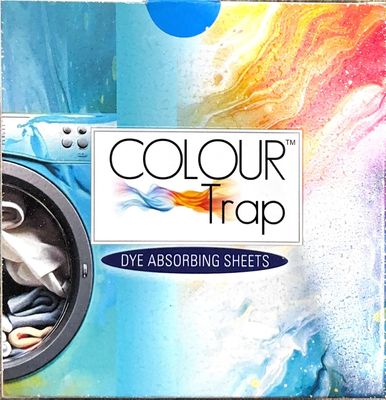 COLOURTRAP 30 Dye and Dirt Absorbing Sheets for Laundry Mixed Wash | Prevent Colour Bleed and Transfer | Plastic-Free For All Wash Types (Pack of 1, 30 Sheets)