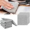 Brikshi Non-Scratch Wire Double Layers Dishcloth Stainless Steel Scrubber Multipurpose Wire Dishwashing Rags for Wet and Dry Easy Rinsing Reusable for NonStick Cookware Kitchen Sinks Stove (5) view 1