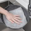 Brikshi Non-Scratch Wire Double Layers Dishcloth Stainless Steel Scrubber Multipurpose Wire Dishwashing Rags for Wet and Dry Easy Rinsing Reusable for NonStick Cookware Kitchen Sinks Stove (5) view 3