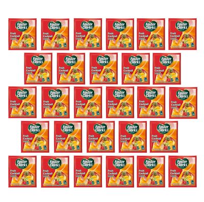 Foster Clark Fruit Cocktail Flavored Powder Drink 20g Packet - Makes 1.5L (28 x 20g) | Imported Drink Mixes | Rich Beverage Mix for Instant Refreshment