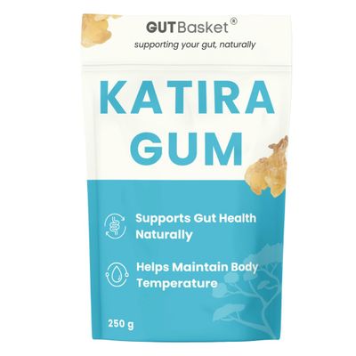 Gutbasket Gond Katira (Tragacanth Gum)  500g | Almond Gum/Badam Pisin | Natural Body Coolant | Supports Digestion & Gut Health | High in Soluble Fiber