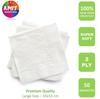 Amit Marketing Premium Tissue Paper Napkin 2 Ply I Made of Virgin Pulp I Soft, Strong and Highly Absorbent I for Restaurant Home Office Party Wedding & Events I 33X33 cm I White - 50 PullsXPack of 12 view 3