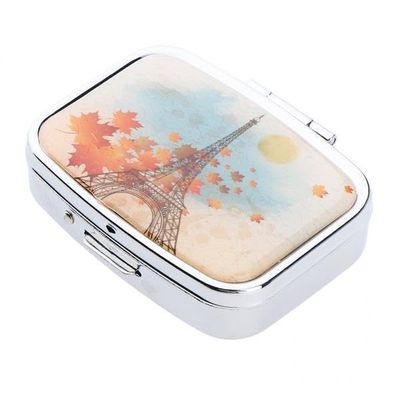 BNF 2xMedicine Holder Case 2 Grids Travel Pocket Purse Pill Organizer Box Planner | Health & Beauty | Makeup | Makeup Tools & Accessories | Other Makeup Tools & Accs