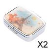 BNF 2xMedicine Holder Case 2 Grids Travel Pocket Purse Pill Organizer Box Planner | Health & Beauty | Makeup | Makeup Tools & Accessories | Other Makeup Tools & Accs view 2