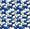 Empty Gelatin Capsules Size 0 NAVYBLUE/WHITE (250) view 4